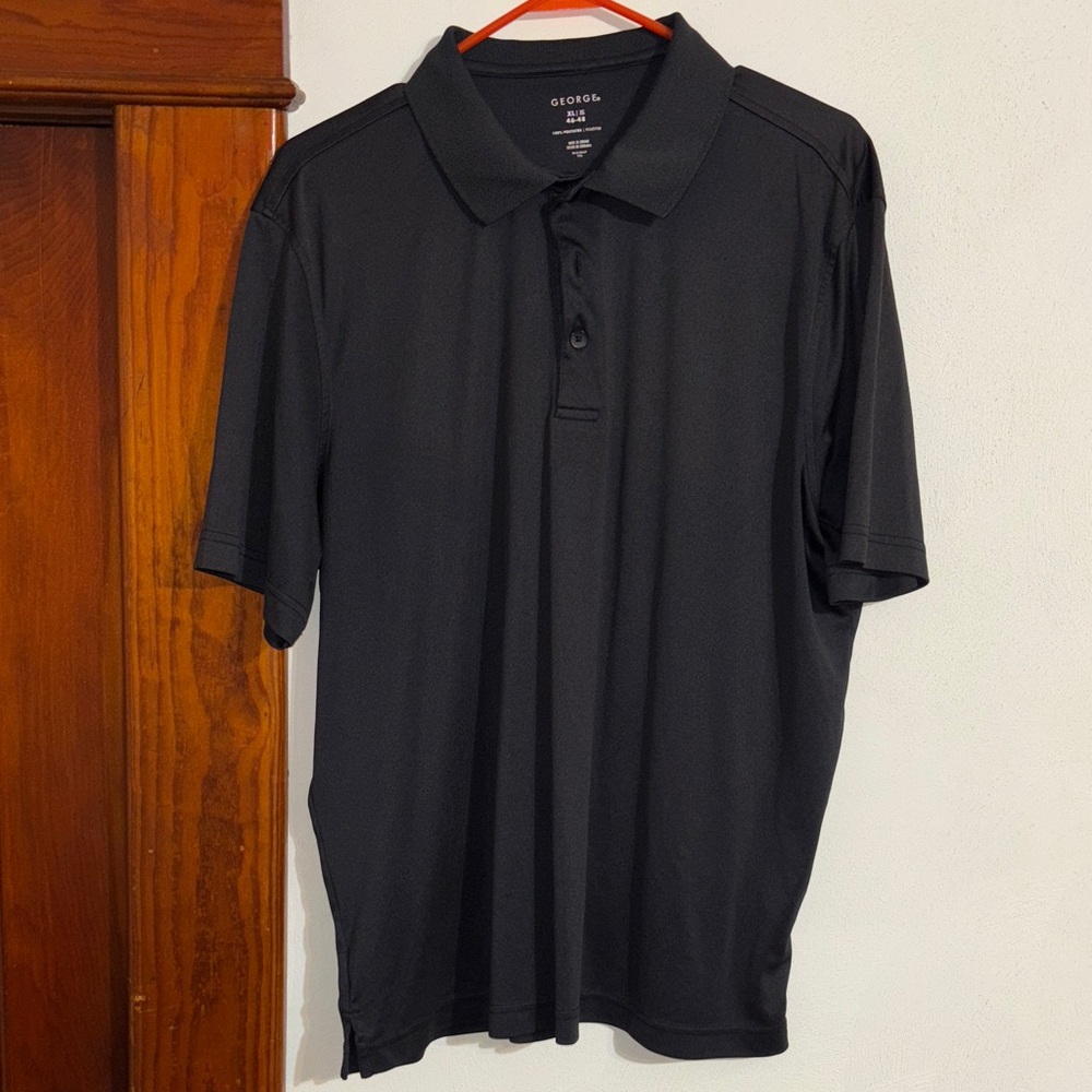 George Men's Black Polo Shirt